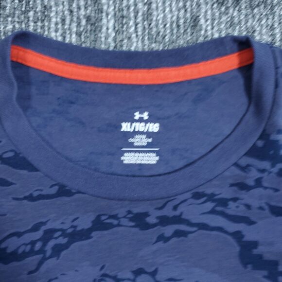 Men's XL Project Rock Veterans Day Show Camo T-Shirt Training Gym Workout Tee - Picture 3 of 10